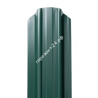 Штакетник металлический Норма 120 мм RAL6005 зеленый мох
