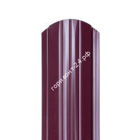 Штакетник металлический Престиж 130 мм RAL3005/3005 красное вино двусторонний