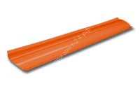 Штакетник металлический Гранд 100 мм RAL2004 оранжевый
