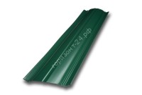 Штакетник металлический Гранд 100 мм RAL6005/6005 зеленый мох двусторонний