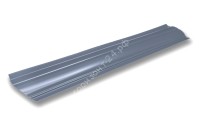 Штакетник металлический Гранд 100 мм RAL7024/7024 серый графит двусторонний