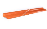 Штакетник металлический Дуэт 95 мм RAL2004 оранжевый