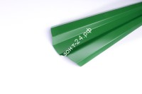 Штакетник металлический Дуэт 95 мм RAL6002 зеленый лист
