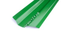 Штакетник металлический Дуэт 95 мм RAL6002 зеленый лист