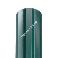 Штакетник металлический Дуэт 95 мм RAL6005 зеленый мох