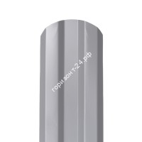 Штакетник металлический Дуэт 95 мм RAL7004 серый