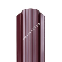Штакетник металлический Классик 95 мм RAL3005/3005 красное вино двусторонний