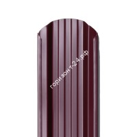 Штакетник металлический Классик 95 мм RAL3005/3005 красное вино двусторонний
