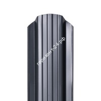 Штакетник металлический Классик 95 мм RAL7024 серый графит