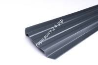 Штакетник металлический Классик 95 мм RAL7024/7024 серый графит двусторонний